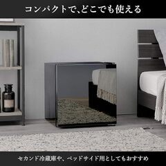 値下げしました。アイリスプラザ 冷蔵庫 ほぼ未使用、中古 4台あり 41L ブラック 幅47cm PRC-B041DM-B 直冷式 1ドア 右開き 新生活 一人暮らし、お引取り条件（北陸新幹線飯山駅近郊）です。の画像