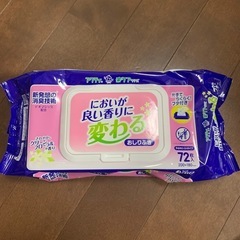 においが良い香りに変わる おしりふき 72枚入口腔ケアスポンジブラシ7本 の画像
