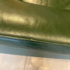 本革ハイバック ソファ3人掛けの画像