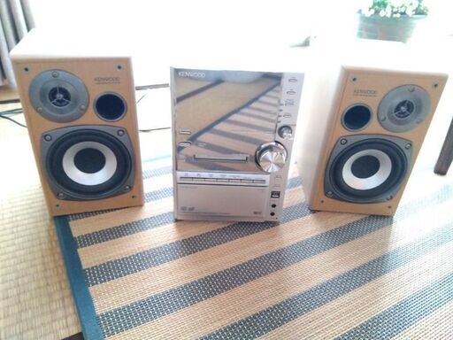 無料ジャンク KENWOOD CD MD カセット コンポ (みーちゃん) 市川