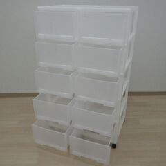 クローゼットチェスト2個セット【小金井市民限定】（小金井市再生家具）品番：05-03-21 ※新規優先の画像