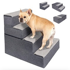 犬 階段 ステップ ペット階段 ドッグステップ 新品 高密度 滑...
