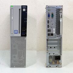 Win11Pro 正式対応 第8世代CPU搭載 ★ NEC Mate MRL36L-4 Core i7-8700K(3.7/6C/12T) メモリ32GB SSD512GB(M.2) HDD1TB DVDの画像