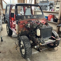 さらに値下　車検有りすぐ乗れます！JA11V改　ジムニー　平成5年式　5速MTの画像