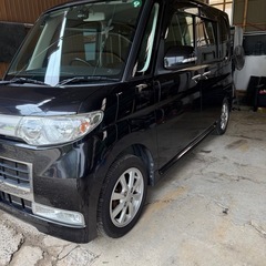 ☆乗り出しコミコミ価格☆ダイハツ タント カスタムXリミテッド☆人気の黒色☆ 走行12.3万km 車検R8年6月迄 ☆ETC☆フルセグナビ☆ドラレコ☆左パワスラの画像