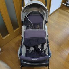 ③ベビーカー二人乗り　折りたたみ　メーカーbesrey   