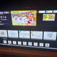SHARP32型液晶テレビYouTube.U-NEXT視聴可③の画像