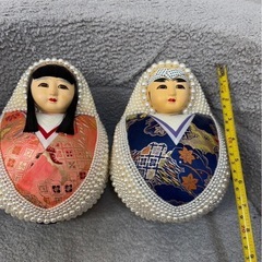 日本人形 2体セットの画像