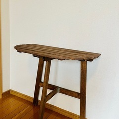 IKEAプラントスタンド アカシア材