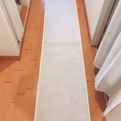 ◉決まりました◉  キッチンロングマット　白