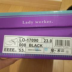 新品未使用　アシックス　パンプス　レディワーカーの画像