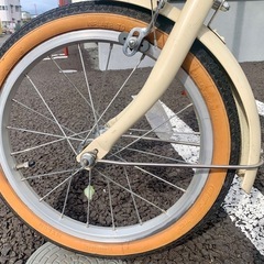 ブリヂストンHACCHI キッズ自転車16 ハッチアイボリー江別札幌