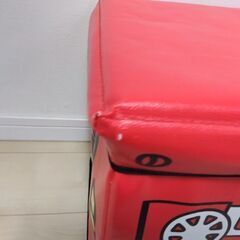 座れる収納BOX　消防車　「値下げ」の画像