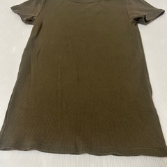 【美品・UNIQLO】　ソフトリブクルーネックT Tシャツ　Sサイズの画像