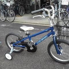 中古子供自転車３５５１　前後タイヤ新品！　ルイガノ　１６インチ　...