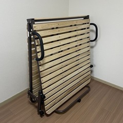 折りたたみシングルベッド すのこ