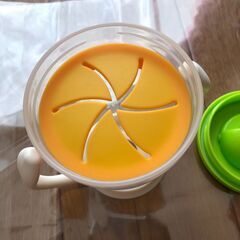 【未使用】ストローマグ兼お菓子カップの画像