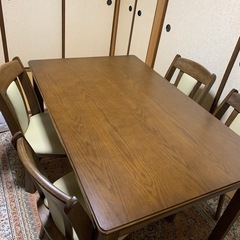 こたつテーブルセット、上掛け付き
