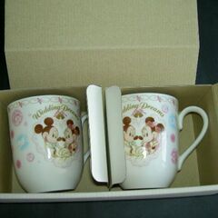 ディズニーマグカップ（2客ペア・未使用）慶事ものの画像