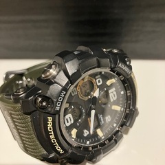 【最終値下げ】CASIO　カシ　G-SHOCK マッドマスター ソーラー電波 ラバー ブラック文字盤 GWG-100 の画像