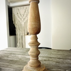 ZARA Home｜ナチュラル木製テーブルランプ の画像