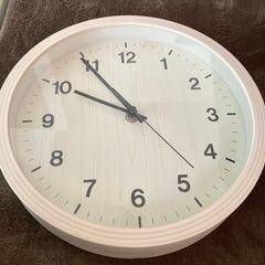 ニトリ　壁掛け時計ジャンクとT-fal フライパン