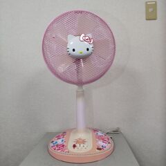 【ハローキティ】30cm リビング扇風機 FL-KT304  風...