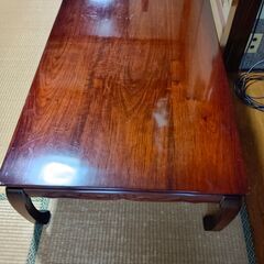 座卓　119×77×35 cm (横・奥行・高さ)　21 kg　自宅渡しの画像
