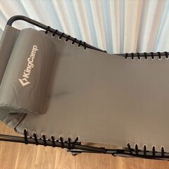 美品中古King Camp キャンプ 折りたたみ式サマーベッド アウトドアベッド 簡易ベッド。の画像