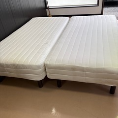 引き渡し者決定　無印良品　脚付きマットレス　ベッドシングル　２つ　の画像
