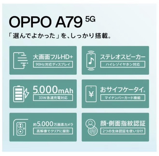 OPPO OPPO A79 5G ケース(中古),ガラスフィルム、カメラガラスフィルム付き