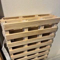 四つ折りすのこベッド　シングルサイズ　