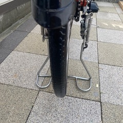 購入後、タイヤ交換が必要です(購入者さまにお願いしております)中古　電動自転車　YAMAHA 　パス の画像