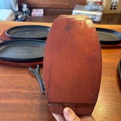 ステーキハンバーグ用鉄板の画像