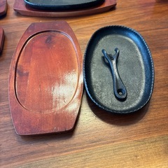 ステーキハンバーグ用鉄板の画像