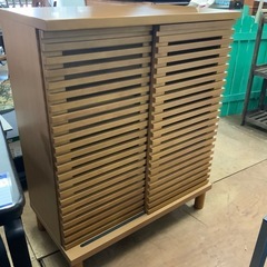 【中古家具】　  ニトリ　シューズボックス　モミジ80