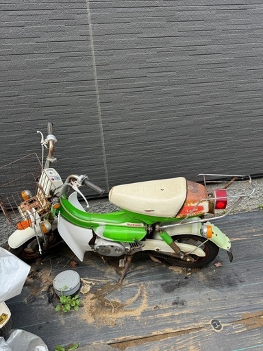 旧原付　レストアベース　スズキ　ランディー50