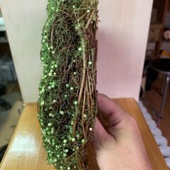 クリスマスにも使える？可愛いリースの画像