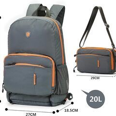 【現金可】bagsmart ショルダーバッグ兼バックパック 20Lの画像