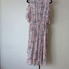 新品／未使用　アクシーズファム　axes femme　肩あき　ワンピース　花柄　Mサイズの画像