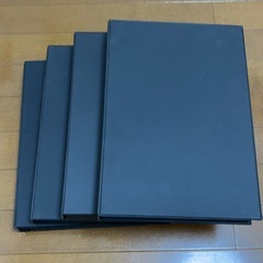 mon・o・tone A4ブック型ケース 黒 モノトーン　収納ケ...