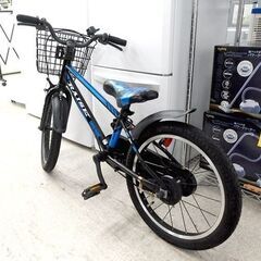 18インチ 子供用自転車 BMX RAISE スタンドなし キッズサイクル ブルー/ブラック  ☆ 札幌市北区屯田 の画像