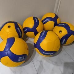 Mikasa ミカサ バレーボール V400w 6個セット バッグ付き