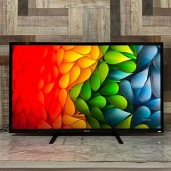 即日受渡❣️フィリップス4K 4画面出力43型モニター 臨場サラ...