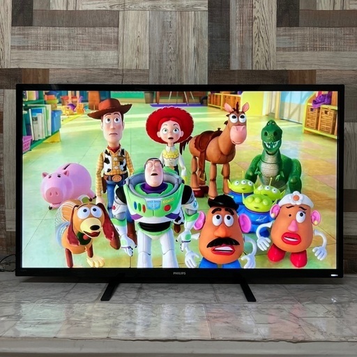 即日受渡❣️フィリップス4K 4画面出力43型モニター 臨場サラウンド