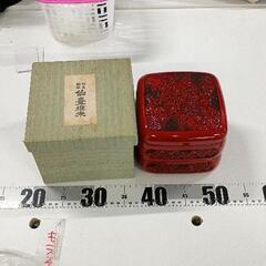 0519-054 銘産仙臺 仙臺堆朱 2段重ねお重 重箱
