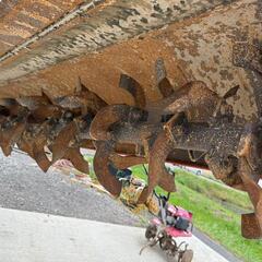 【福岡県みやま市】 ニプロ ドライブハロー HR-2400 3S 作業幅 約2400㎜ 作業機 ハロー 整地 トラクターの画像