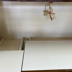 ☆値下げ☆2505-541 キッチンボード 上下分割可能 キズ 汚れありの画像