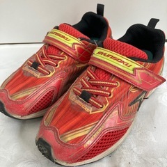 アキレス　SHUNSOKU スニーカー　レッド　18㎝　男の子ス...