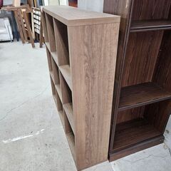 リサイクルショップどりーむ天保山店　No2398　処分特価‼　スタッキングシェルフ　ウッドラック　ブラウン　用途は様々なオシャレ家具です♪の画像